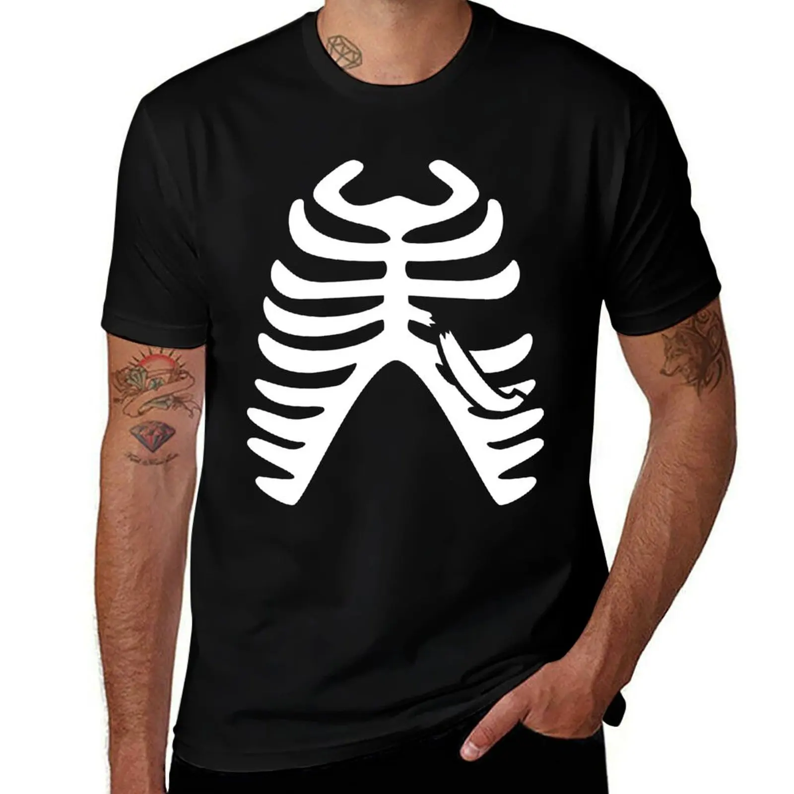 

Fractured Funny g men t shirts - t Get shirt Well T-Shirt Gift man man Broken Rib cotton man cotton t shirts for T-Shirt