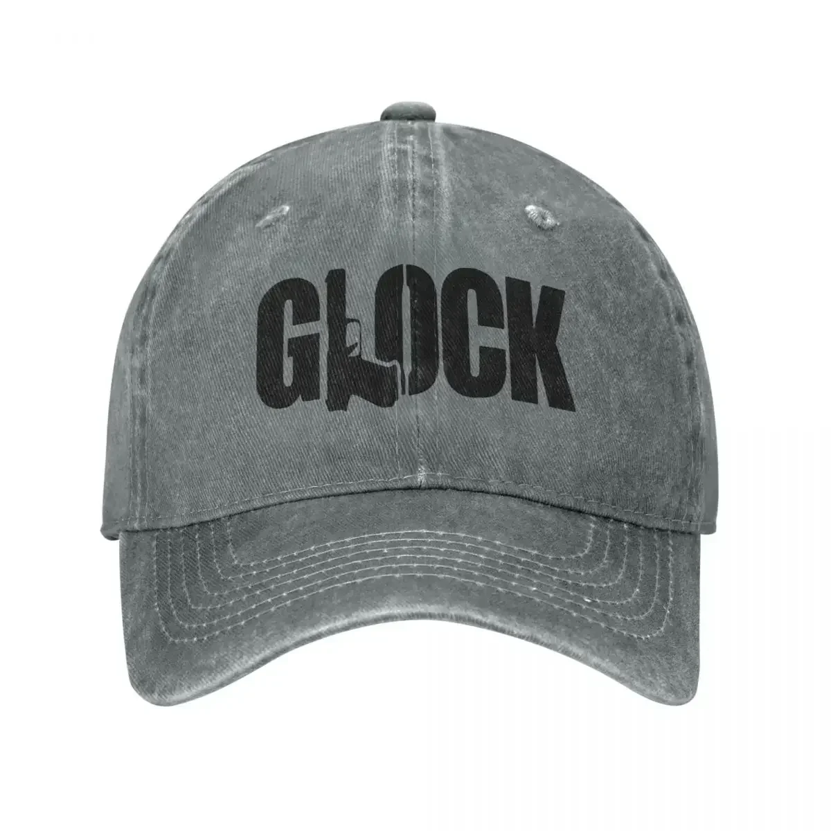 Glock Tactical Shooting Gun Baseball Caps Distressed Denim Snapback Cap Unisex Outdoor All Seasons Travel Unstructured Caps Hat