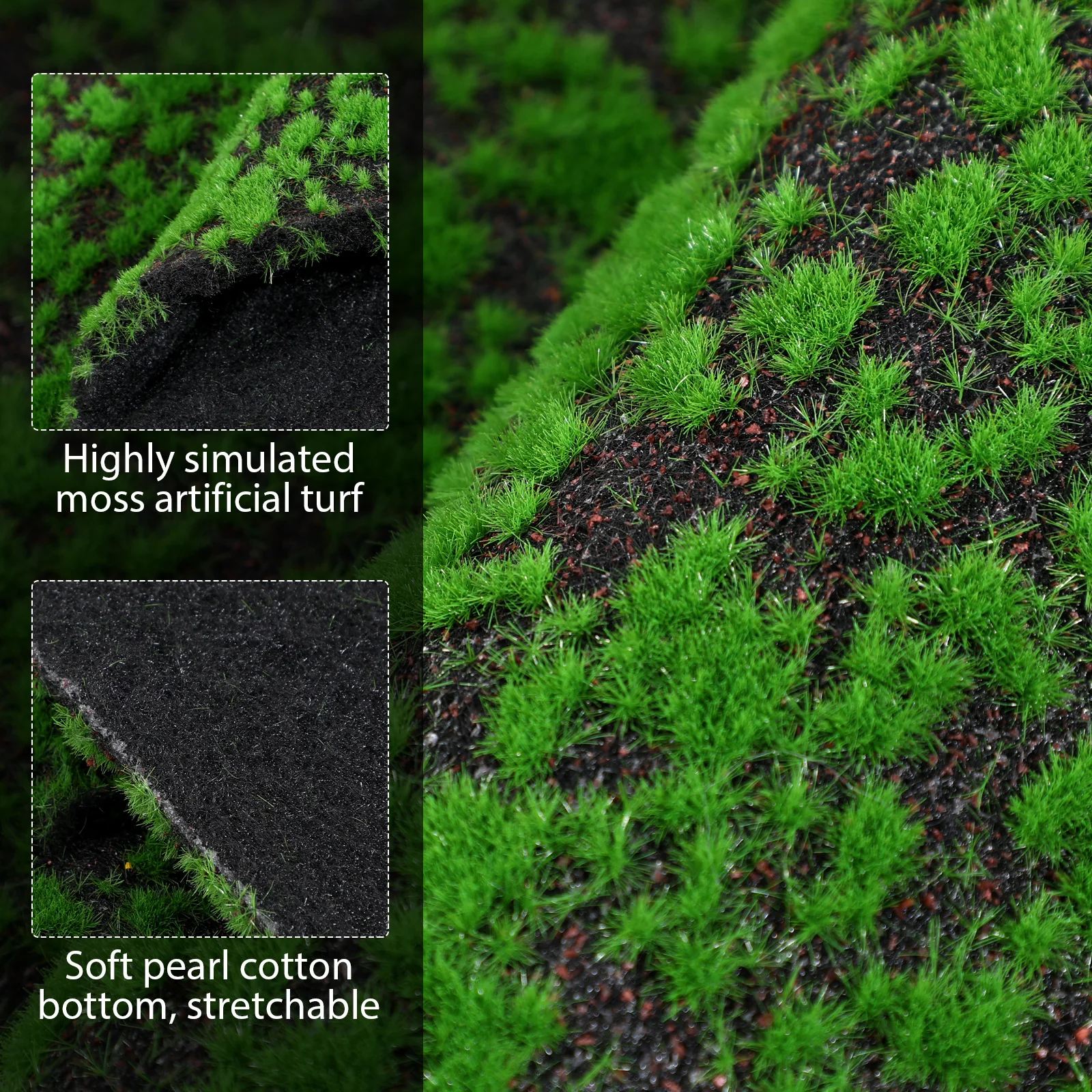 Mousse artificielle fausses plantes vertes pour la maison bureau mariage Decordiy pelouse plantes en plastique fausse mousse intérieure décor Patio