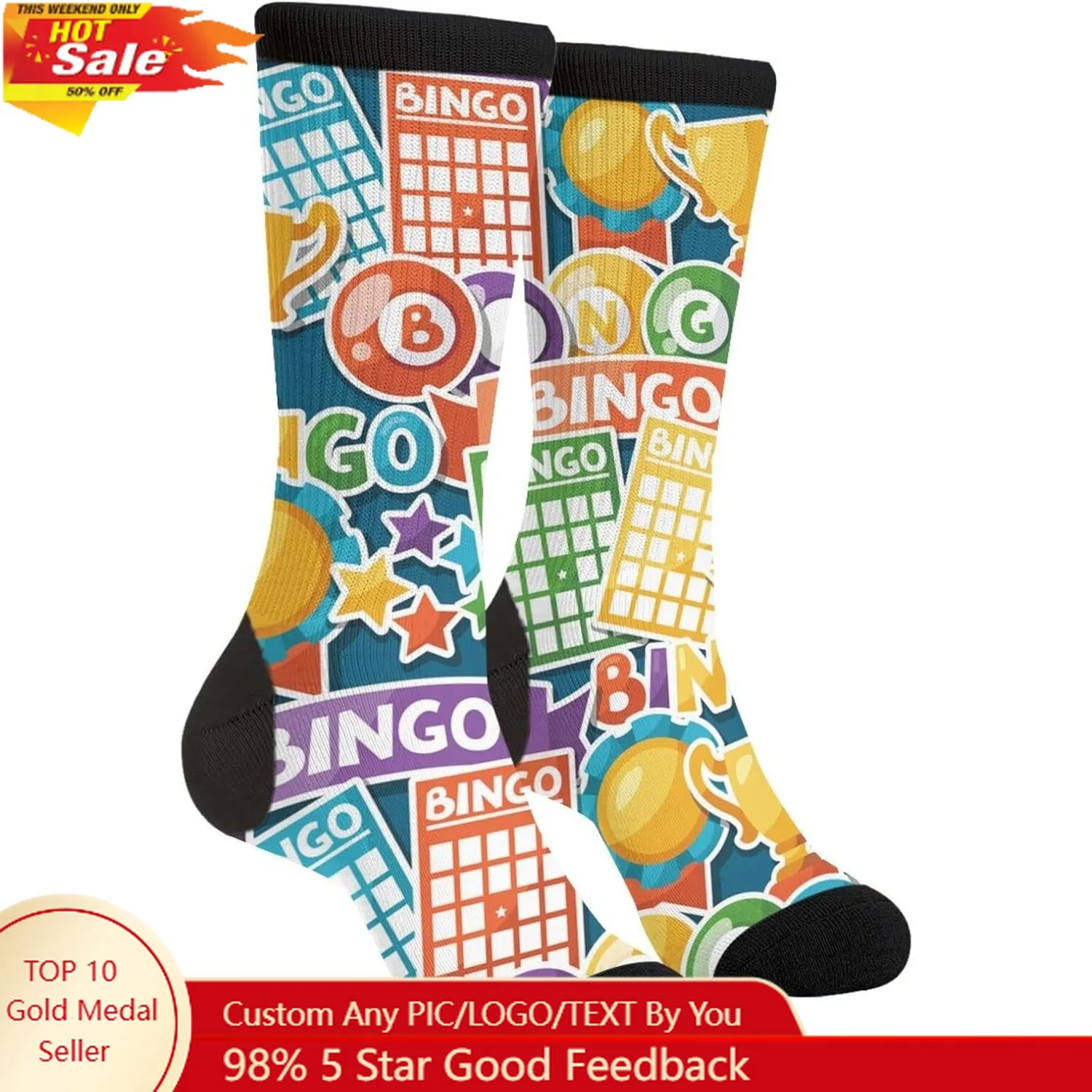 

Casual Funny Funky Novelty Socks For Men Women