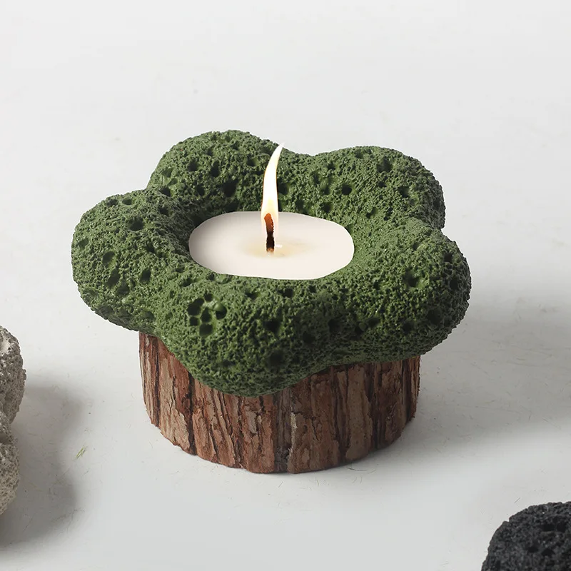 

Nordic Creative Cement Container Mold DIY Scented Candle Interior Home Decoration Crafts Candle Cup Ornament Silicone Mold