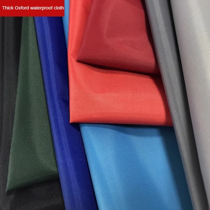 Thick 300D Waterproof Oxford Fabric By Meters for Awnings Tent Backpack Raincoats Diy Sewing Cloth PVC Coated Wearable Plain Red