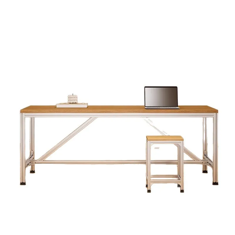 

Aluminum profile computer table negotiation table designer desk modern large strip table