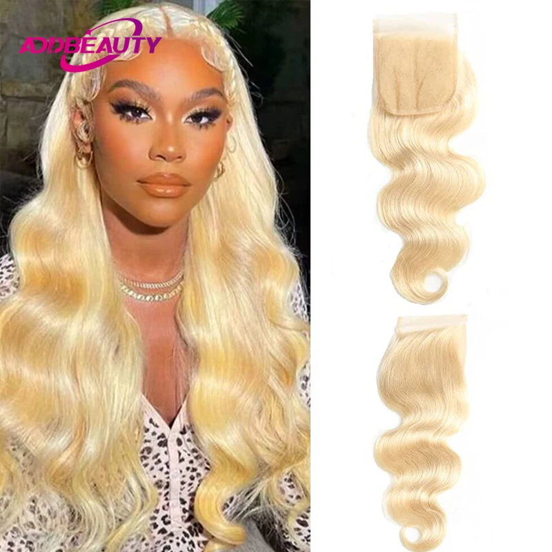 

Choice Body Wave 5x5 Lace Closure Human Hair Brazilian Remy Human Hairpiece Swiss Lace Durable Pre-Plucked Hairline Natural 613#