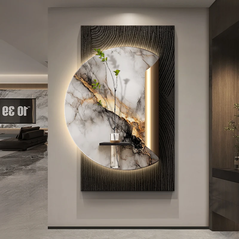 High-end Porch 2026 New Living Room LED Wall Lamp Painting Light Luxury Entrance Door Corridor Mural Lamp Home Decoration Gift