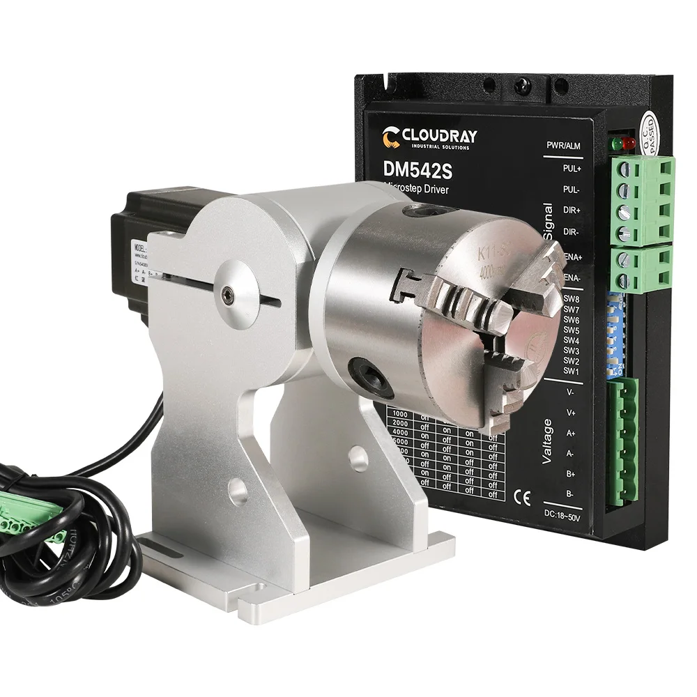 Cloudray D80 A Type Rotary Attachment for Fiber Laser Marking Machine