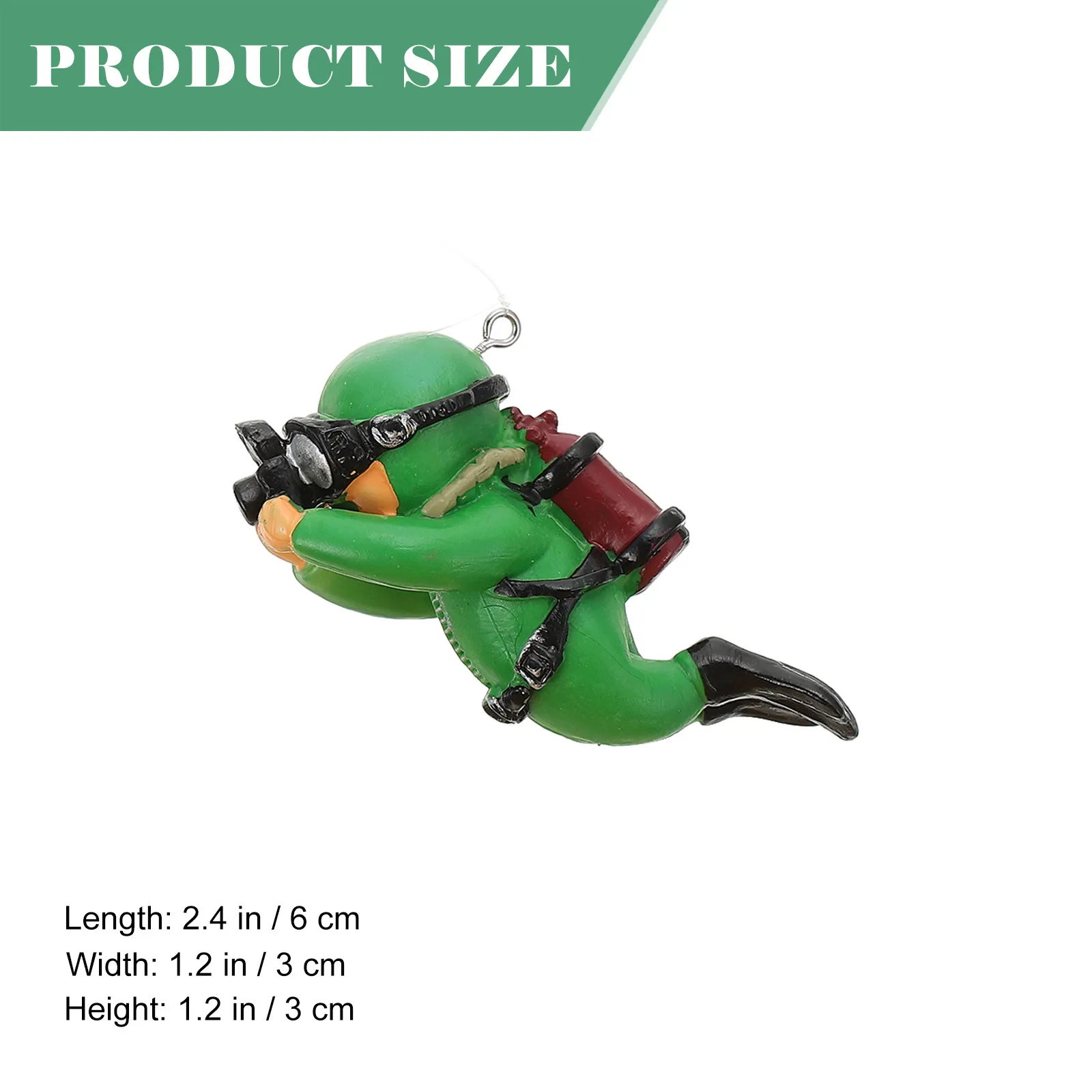 Aquarium Floating Diver Decor Fish Tank Layout Prop Creative Colorful Decorative Piece for Tank Landscape Home Tabletop