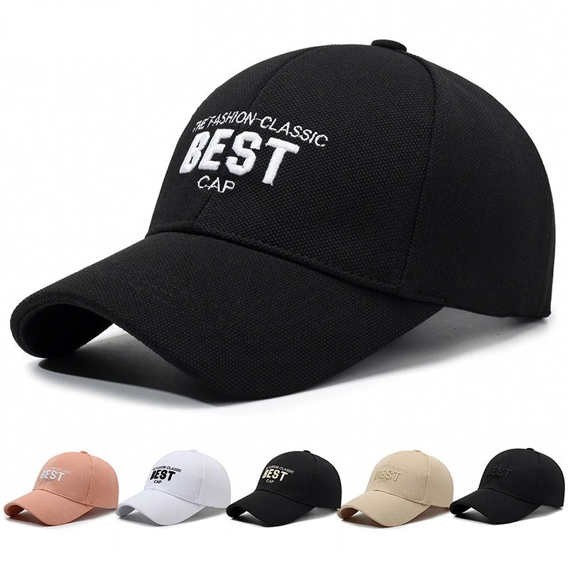 

Fashionable Unisex Outdoor Sun Protection Baseball Caps Letter-embroidered Baseball Caps Curved Brim Spring Autumn Sports Caps