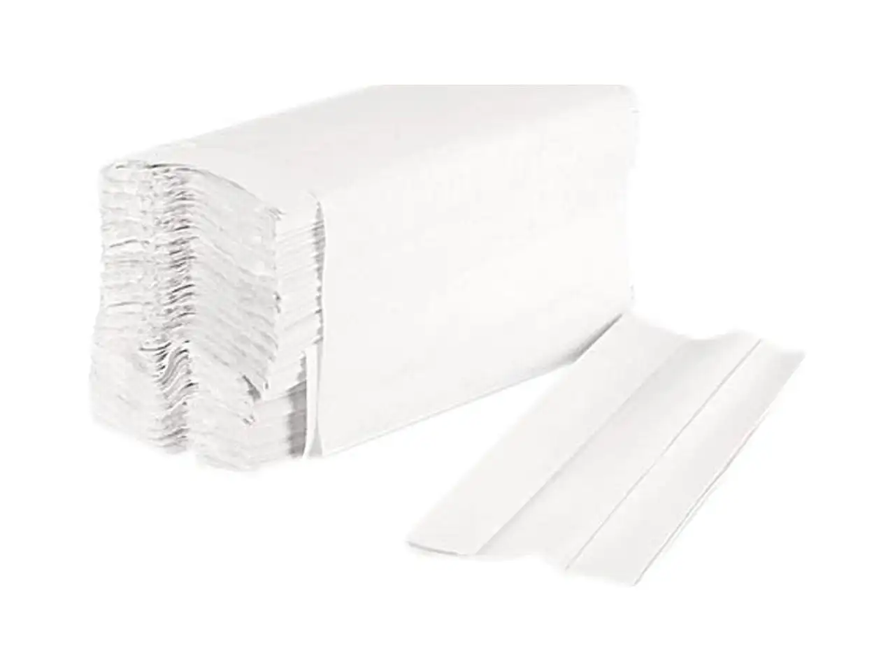 

C-Fold Bleached White Paper Towels, 200 Sheets, 12 Ct