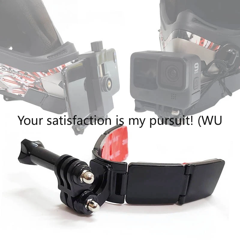

Hinge Motorcycle Helmet Chin Holder for GoPro Mountain Dog DJI insta360 Camera Accessories