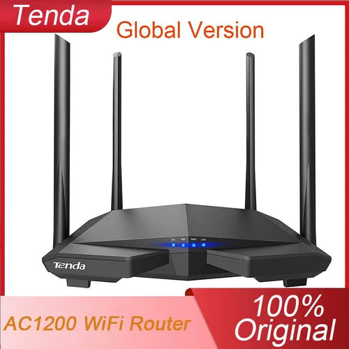 Versión Global Tenda AC6 WiFi Router AC1200 5Ghz Internet inalámbrico de alta velocidad MU-MIMO Beamforming cubierta de largo alcance Original nuevo