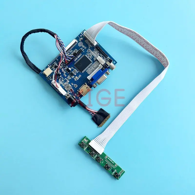 

Driver Controller Board Fit HB156WX1 HT156WXB NT156WHM LVDS 40 Pin 1366*768 VGA 2AV 15.6" Laptop Display DIY Kit Compatible-HDMI