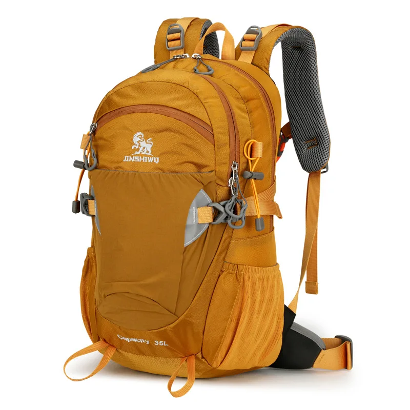 25l 35l caminhadas ao ar livre acampamento mochila de viagem leve à prova dwaterproof água lazer equitação esporte bolsa ombro unisex escalada