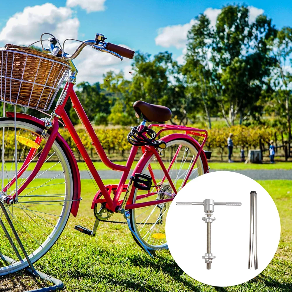 1Set Bike Headset Cup Press Tool Multi-Specification Pressure Block Design for Professional Bike Maintenance Bottom Bracket Tool