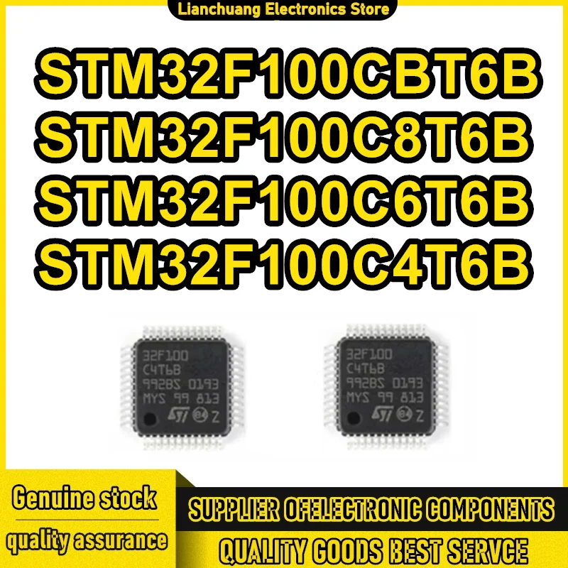 

5 шт. STM32F100CBT6B STM32F100C8T6B STM32F100C6T6B STM32F100C4T6B STM32F100CB STM32F100C8 STM32F100C6 STM32F100C4 STM IC MCU чип