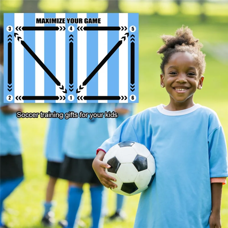 AEF5-ساط تدريب كرة القدم المحمولة كرة القدم خطوة القدم التدريب حصيرة دائم كرة القدم التدريب حصيرة للتحكم في الكرة والمراوغة