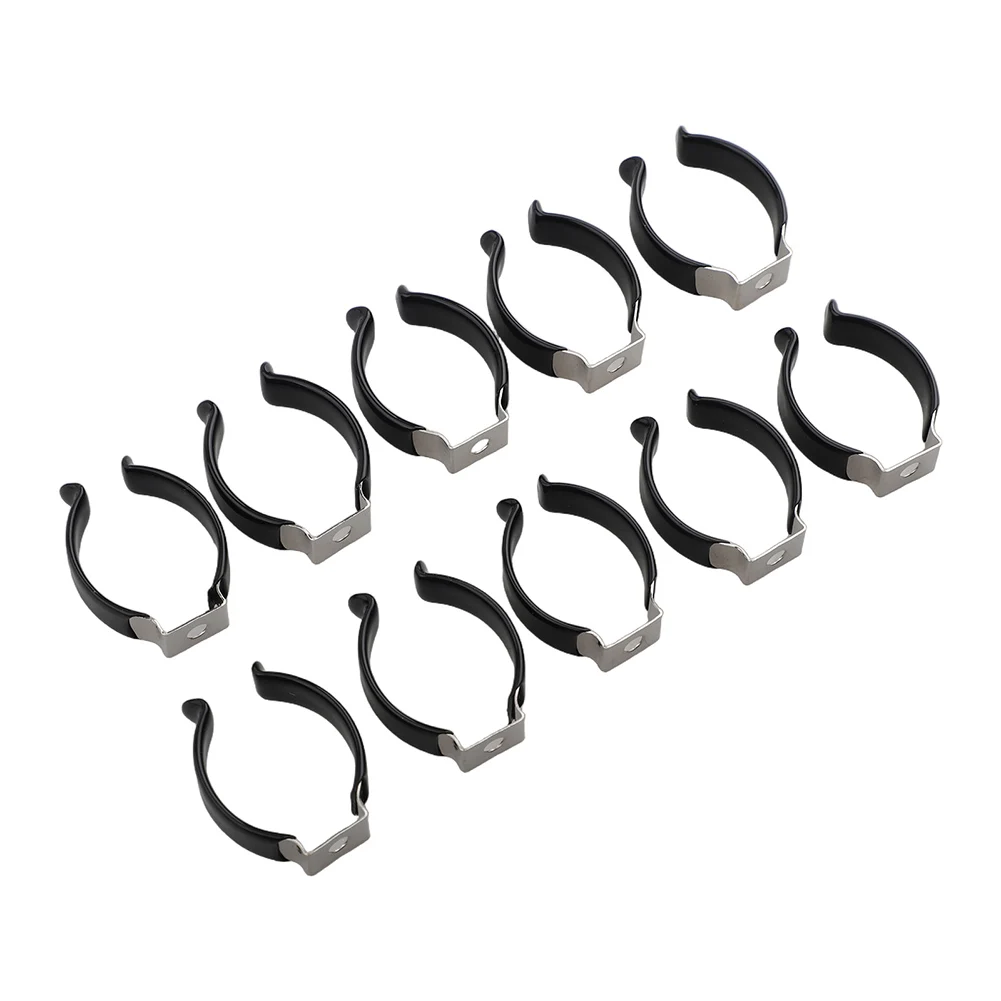 10Pcs U Clips Holder Bracket For LED Light Bulbs LED Fluorescent Tube Replacement Mounting Accessories Lamp Support Pipe Clamps
