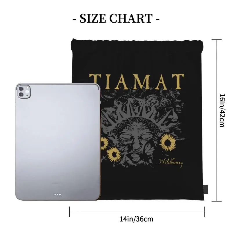 Tiamat Wildhoney Tel Aviv Show P-418 Drawstring Bags Gym Bag Shoe Bag Art Print