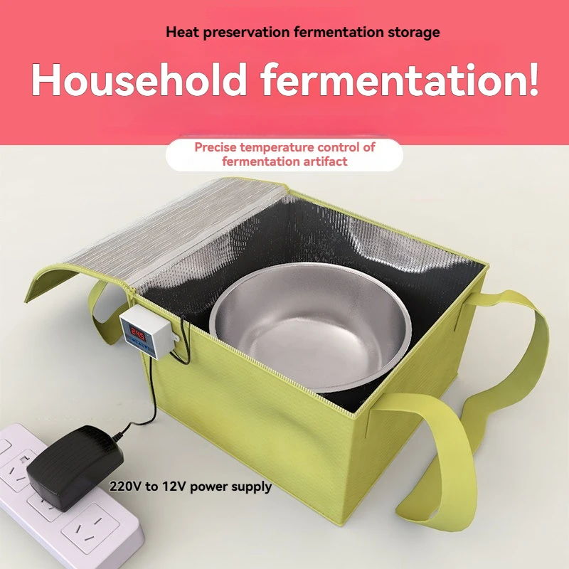 20-50 Celsius Dough Proofing Box Insulated Box with Heating Pad Dough Fermentation Cabinet Precise Temperature Control