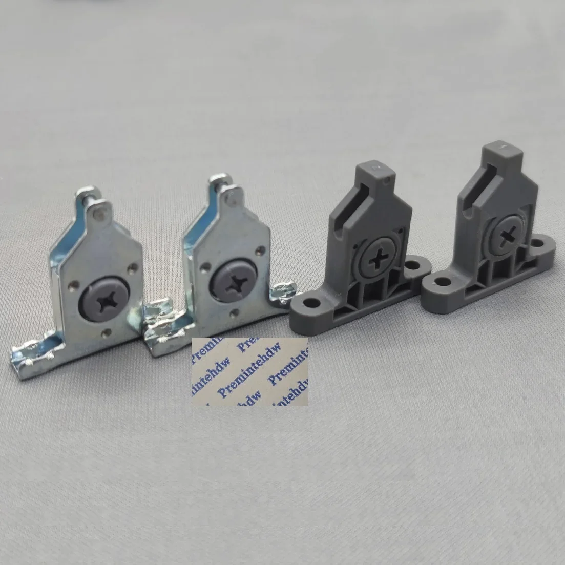 2Pcs Nylon Steel Wall Drawer Front Panel Fixing Bracket Connector Replacement Kitchen Furniture Cabinet