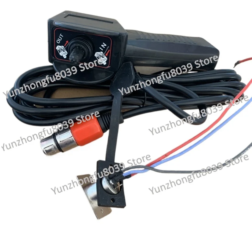 

Dial rod type electric winch operating handle, three-hole switch small hole position