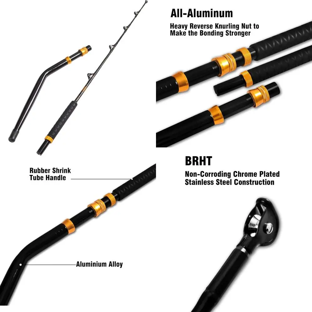 

Морская морская морская морская троллинг, большая игровая удочка, двухсекционная роликовая обычная лодка для приключений в морской воде