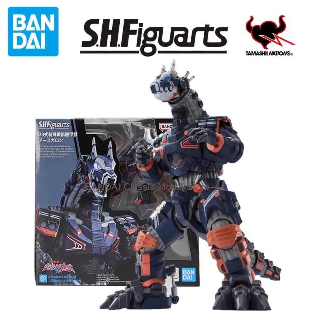 

Оригинальная фигурка Bandai, комплект модели Ultraman Blazar SHF Type 23, коллекция Earth Garon, экшн-фигурка, игрушки для мальчиков, подарки