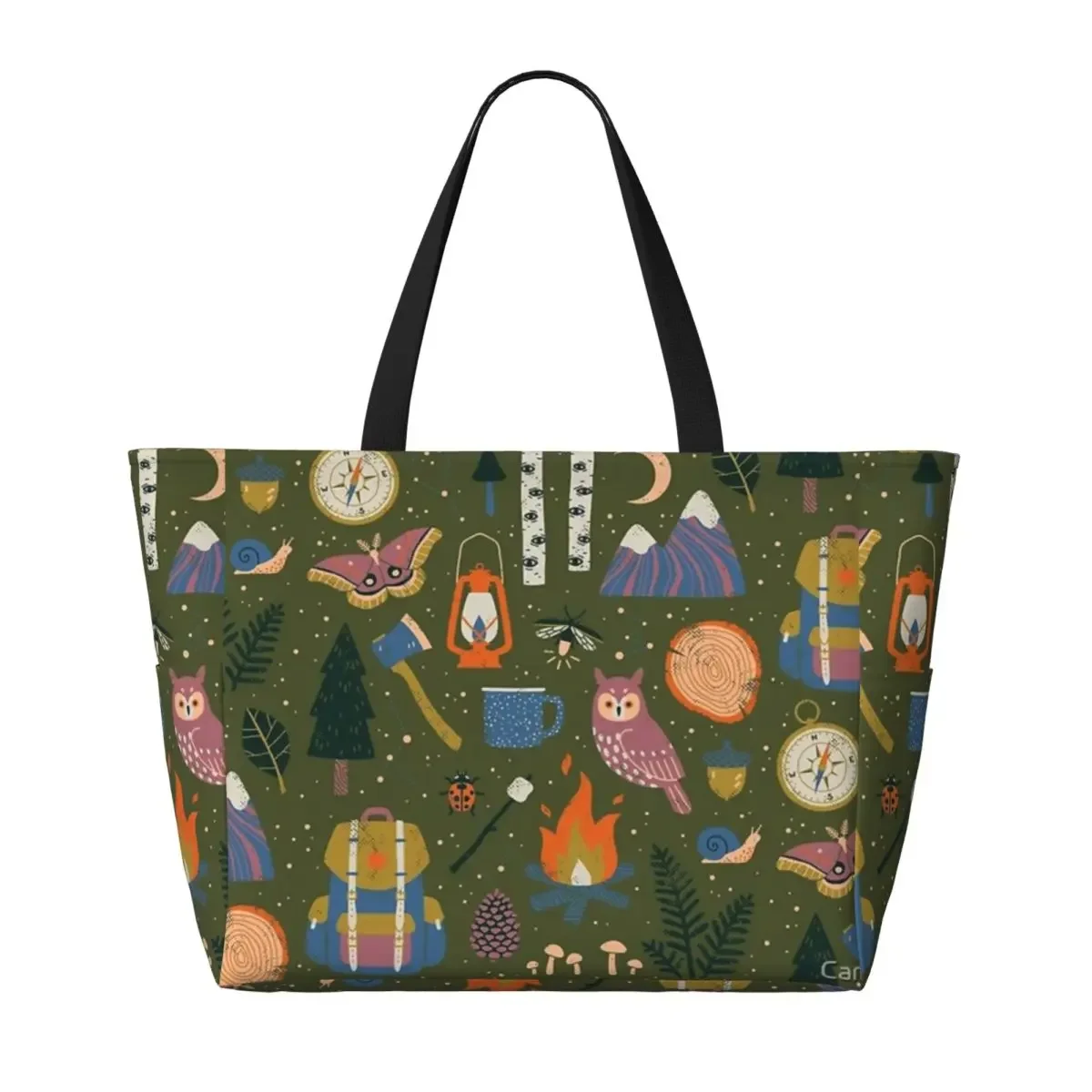 Into The Woods Beach Travel Bag, Tote Bag Customizable Adult  Birthday Gift Multi-Style Pattern