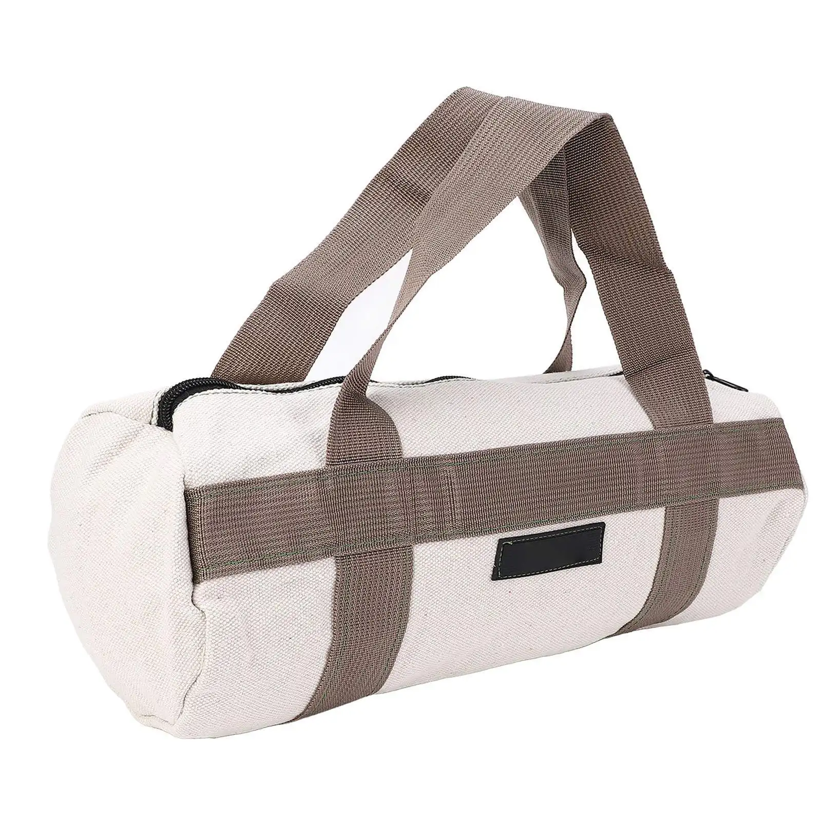 Tool Tote Bag Heavy Duty Canvas Electrician Garden Hardware Carrying Portable Handheld Large Capacity Storage Round L