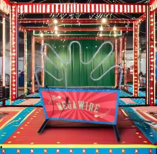 Commercial Grade Amusement Park Carnival Electric Interactive Reaction Challenge Maze Wire Buzzer Game