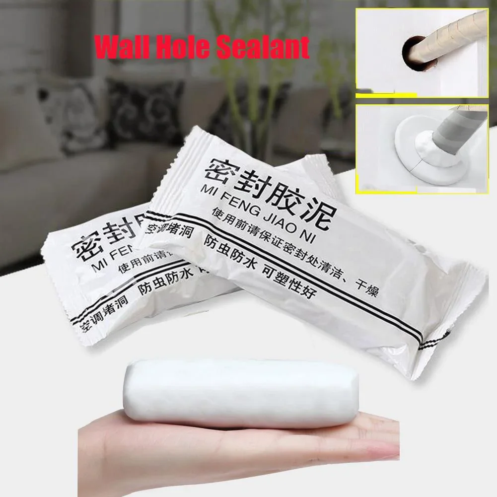 

Solid Glue Waterproof Sealant Wall Hole Sealant Seal 3/5 Piece Sealing Paste Sewer Pipe Water Proof Caulking Agent Super Sealers