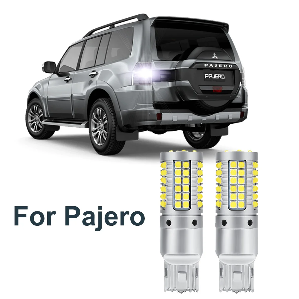 

2PCS Canbus For Pajero for Mitsubishi Pajero Shogun Montero V20 V60 V80 1990-2021 LED Backup Reverse Light Bulbs LED