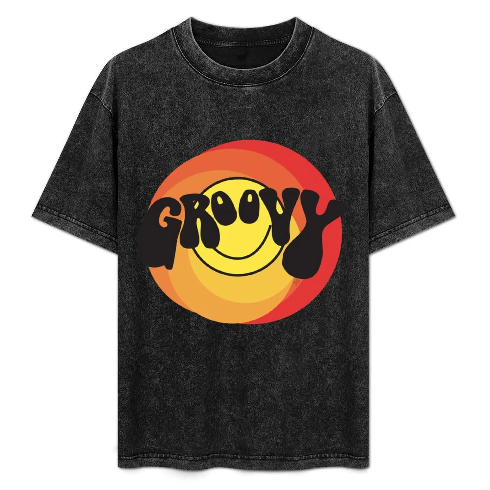 

Groovy - Retro shirt T-Shirt anime clothes baggy shirts tees mens graphic t-shirts big and tall