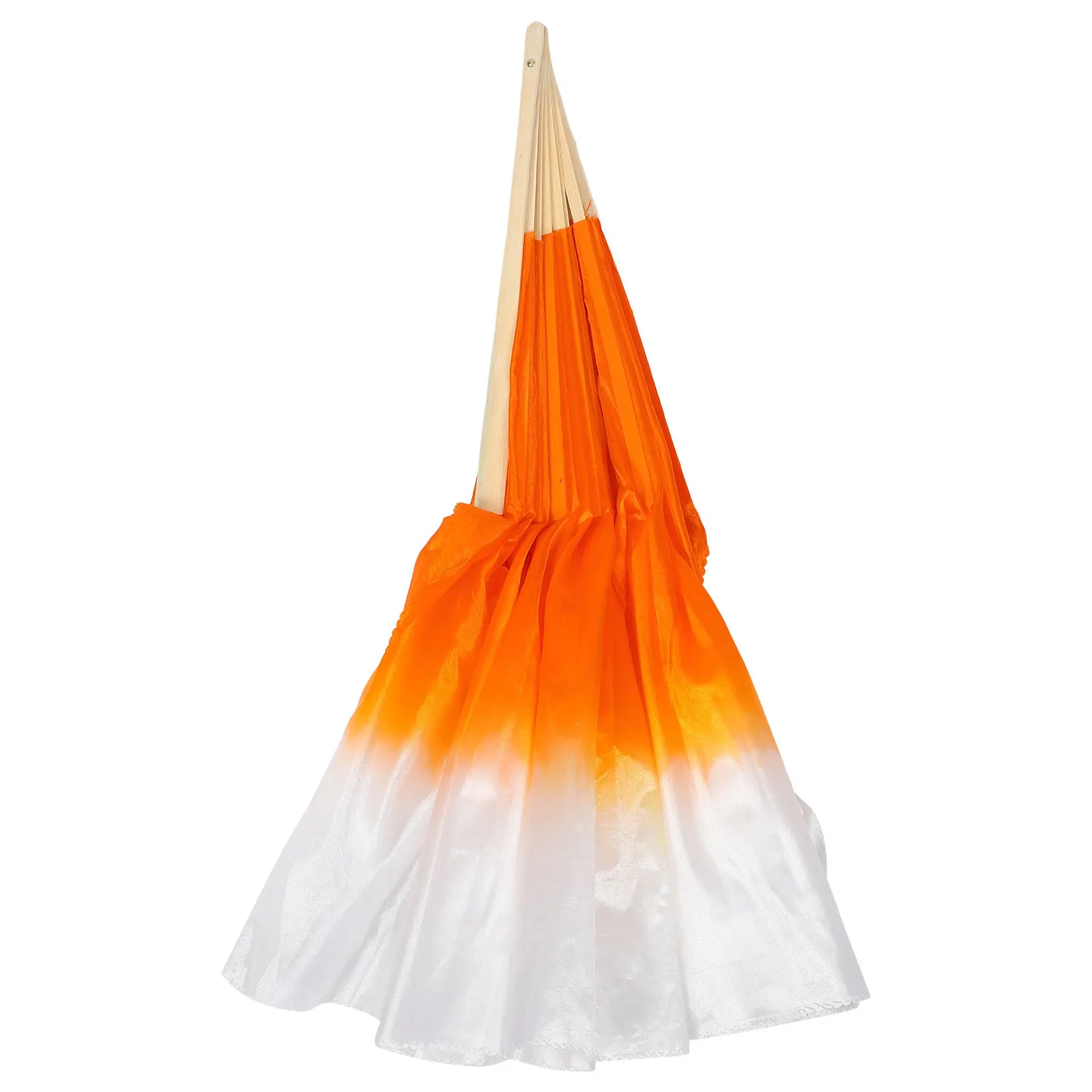 

Colorful Folding Dance Fan Durable Wood and Fiber Lightweight Performance Fan Decor for Stage Square Dancing Yoga