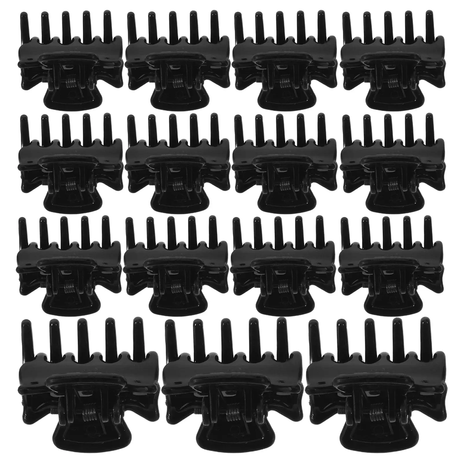 18Pcs Ear Acupressure Clip Black Plastic Ear Acupoint Relaxation Tool Home Office Travel Stress Relief Acupressure Clip for Ears