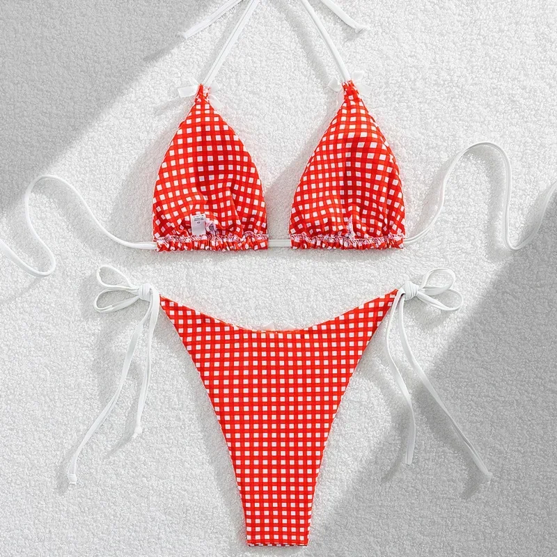 Nuevos Bikinis sexis, trajes de baño para mujer, traje de baño Push Up para mujer, ropa de baño para playa, trajes de baño, conjunto de Bikini brasileño, bañista para piscina 2025