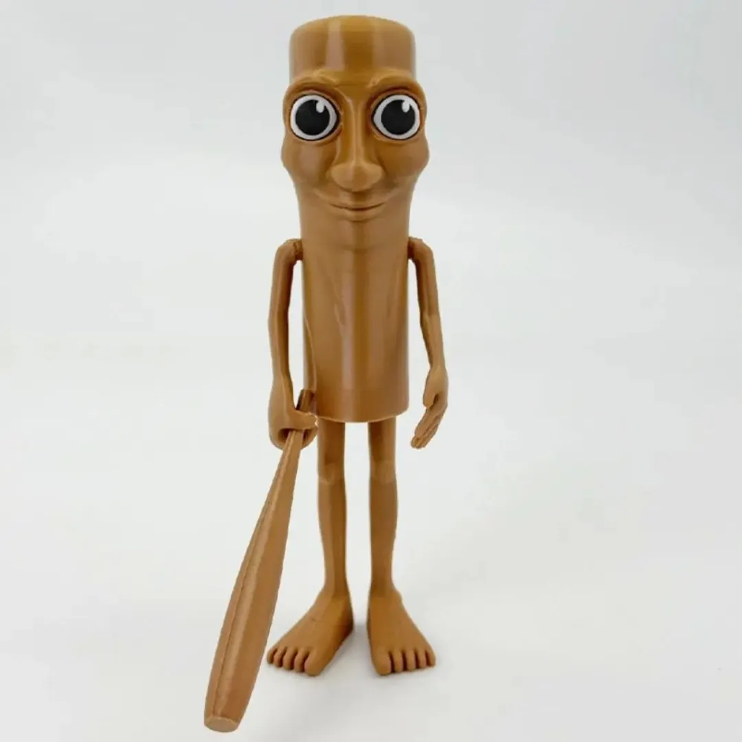 Patung Hiu Figur Tungtungsahur Boneka Lucu Figur Tralalero Tralala Mainan Cetak 3D Artikulasi Bergerak Mainan Anak-anak untuk Anak Laki-laki