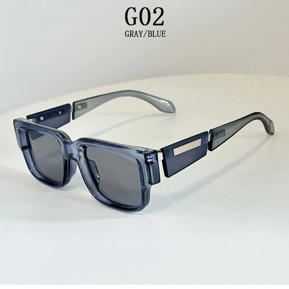 Quadratische Sonnenbrille für Herren, Vintage-Luxus-Sonnenbrille für Damen, 2025, Retro-Mode, Brille, Urlaub, Gafas De Sol Hombre, Lunette Soleil Femm – Detail 2
