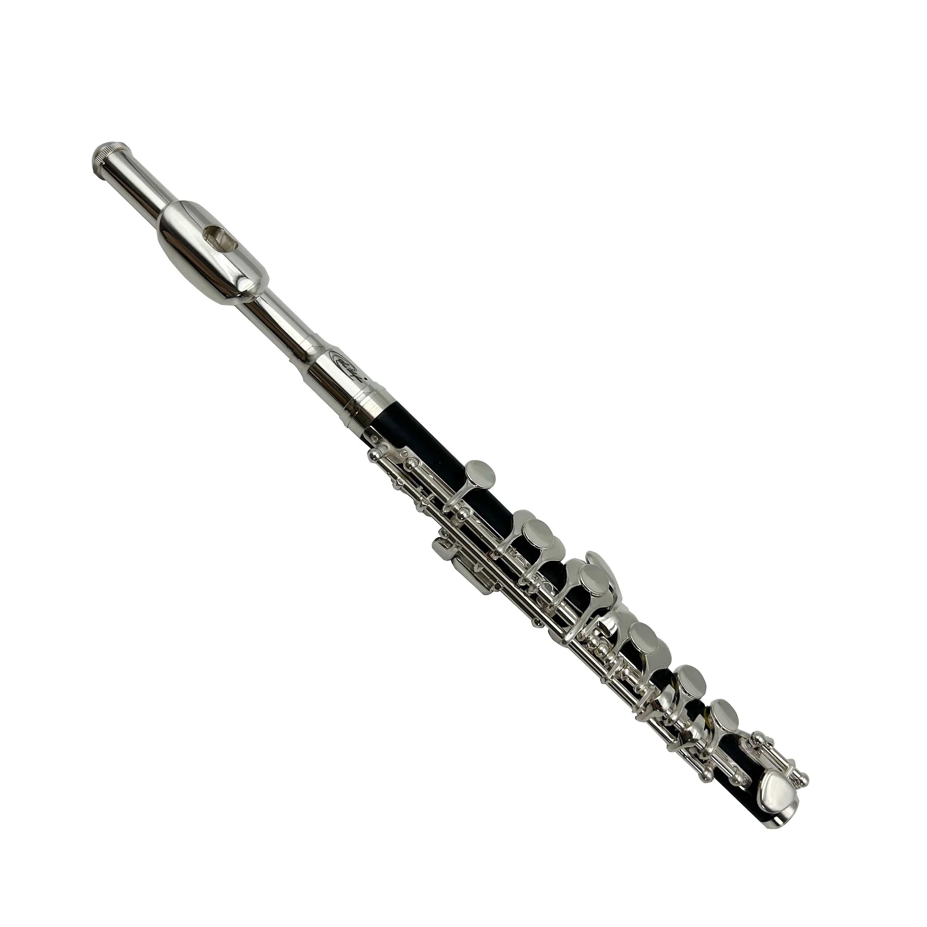 Professional C Tone Piccolo Flute Silver Plated Keys ABS Closed Hole 16 Holes Lacquered Finish Woodwind Instrument