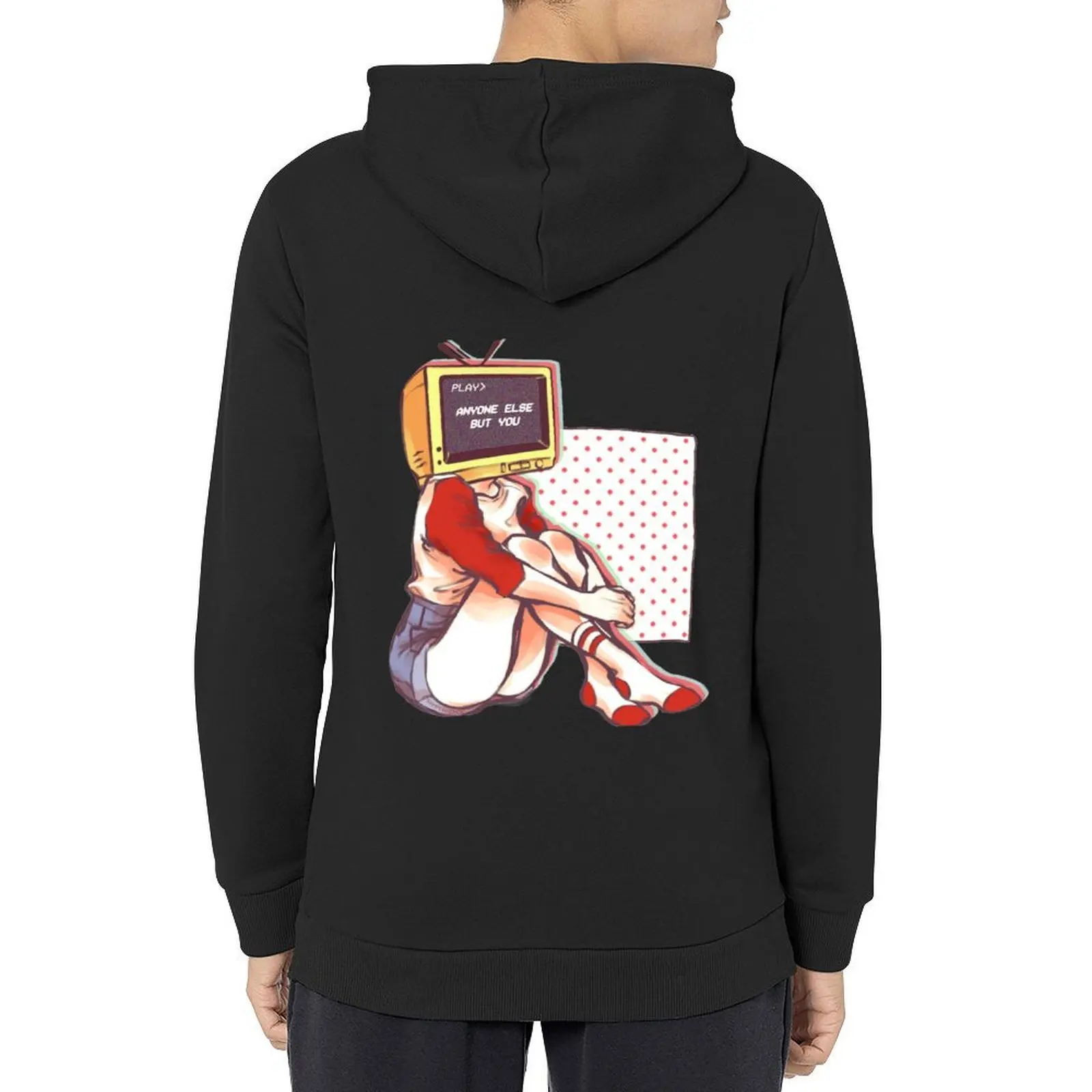 

anyone else but you Hoodie korean style clothes aesthetic clothing men wear anime clothes japanese hoodie