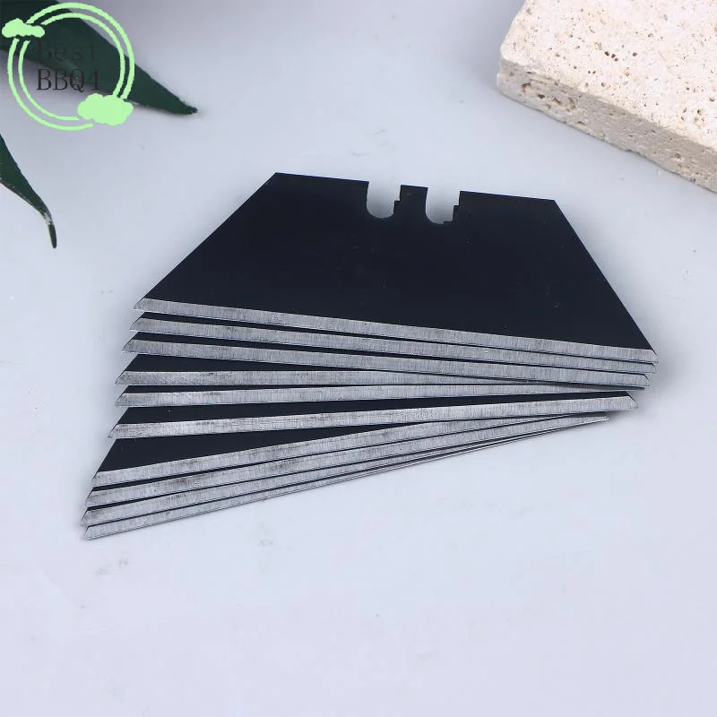 

(BBQ4)10/30PCS T-type Special Replacement Knife Blades Steel Material Utility Knife Trapezoid Blade DIY Art Craft Cutter Tool