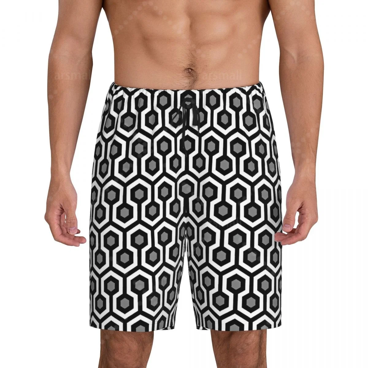 

Shining Inspired Overlook Hotel Men's Cool Flat Horn Shorts Street Stretch Shorts Beach Shorts Daily Wear Underwear Sleepwear