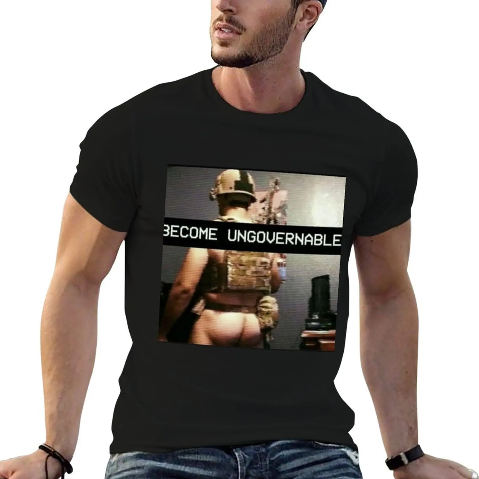 

become ungovernable T-Shirt t shirts for man graphic vintage t shirts for man cotton funny T-Shirt