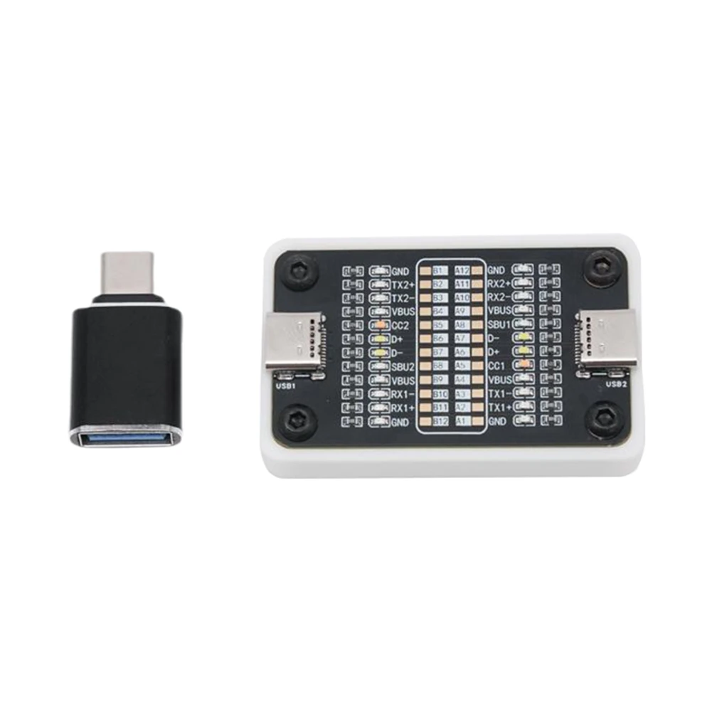 

Тестер SQPP-Power-Z CT001: Плата для проверки кабелей быстрой зарядки Dual Type-C и тестирования последовательности линий для смартфонов