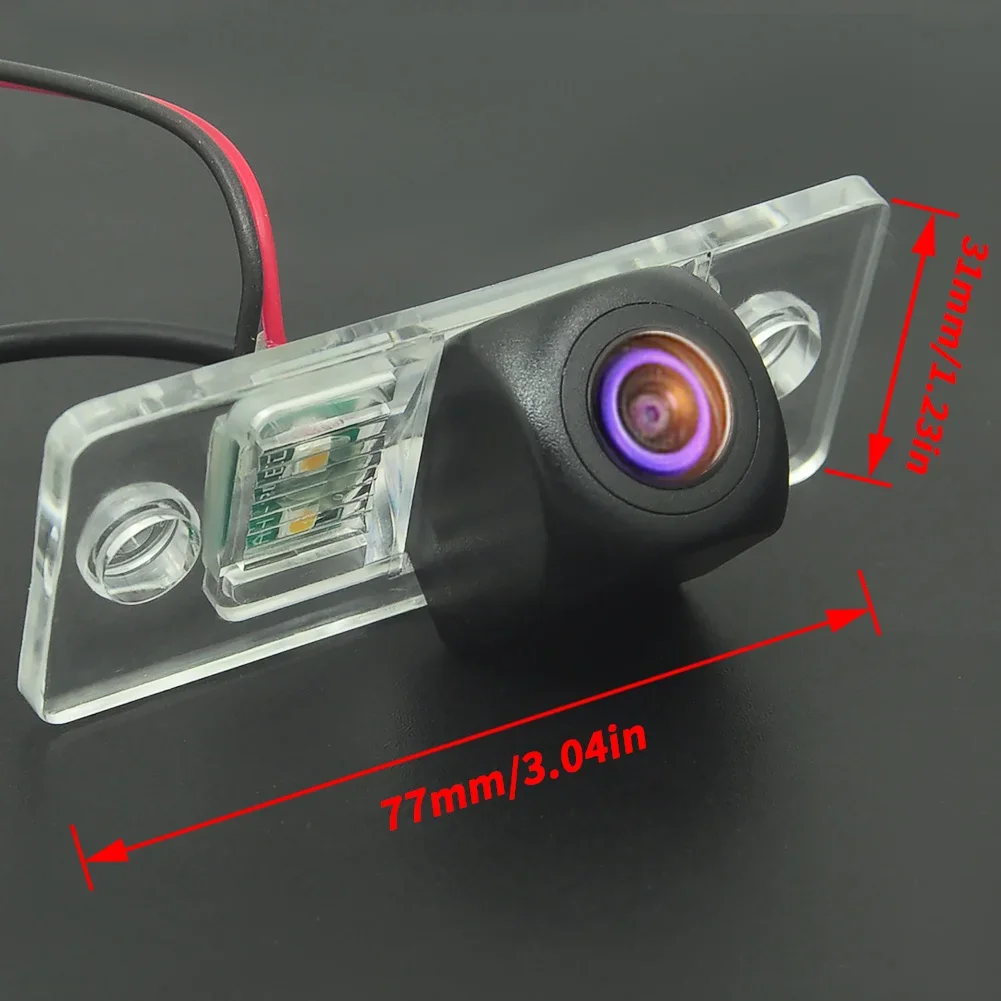 170° HD Fisheye AHD Car Backup Camera, Compatible with Volkswagen Touareg/Tiguan/Octavia/Bora/Superb/Santana/Tiguan/Touareg