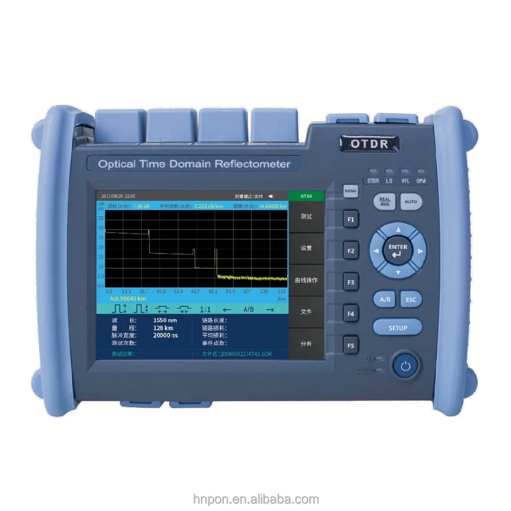 

Reflectometre Optique (otdr) Otdr Fiber Tester 850 1300 1310 1490 1550 1625nm Single Mode And Multimode