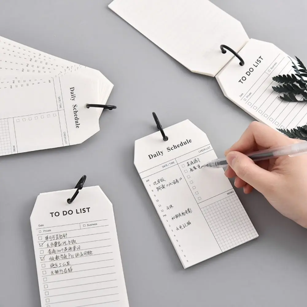 New Loose-leaf Ring Design Schedule Book Multi-functional Creative Stationery Memo Pad Portable Note Pad School Office