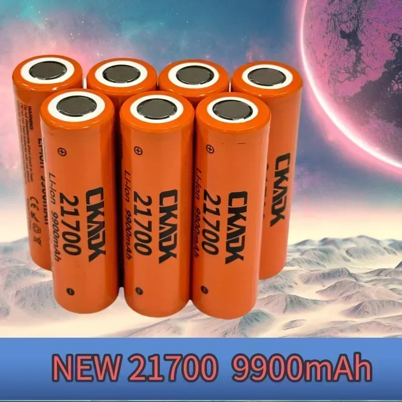 New Li-ion 21700 9900mah 3.7V Rechargeable Lithium Battery Toy, Flash Fan, Water Spray Fan, Flashlight, Radio Li - Ion Battery