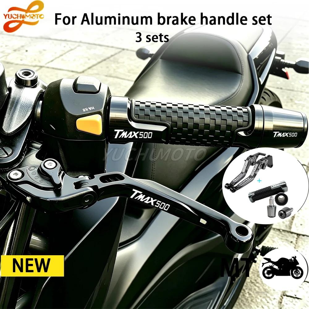 For YAMAHA TMAX 500 2023 2024 TMAX500 2008 2010 2011 2012 2013 2014-2022 Adjustable Brake Clutch Levers Handlebar Clutch Grip