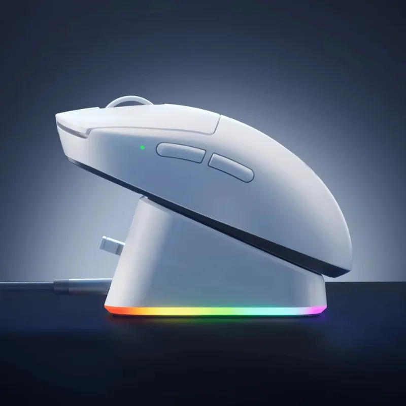 A7 V2 Lightweight Both Hands Wireless USB Gaming Mouse Dual 8,000Hz Polling Rate PAW3950 TI Esports Office in Stock